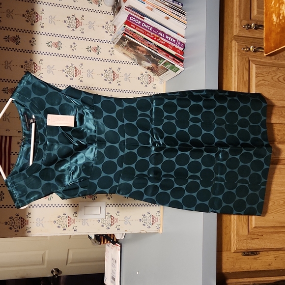 Banana Republic NWT Size 00P Green Sleeveless Dress 👗 - Picture 1 of 3